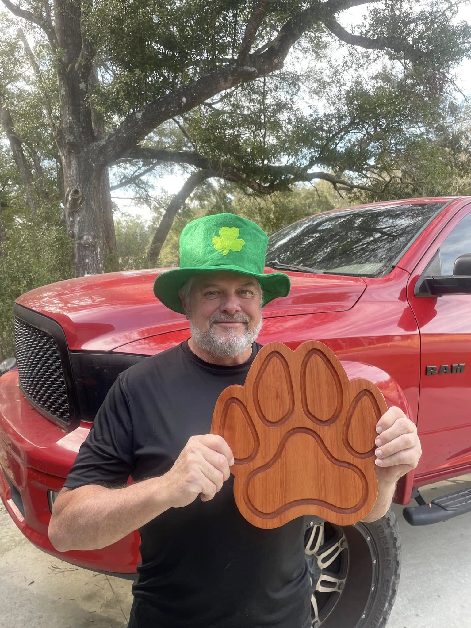 Joe Macgillicuddy with cutting board